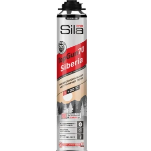 91095880 Пена монтажная профессиональная Sila Pro TopGun SIBERIA летняя 890 мл STLM-1412201