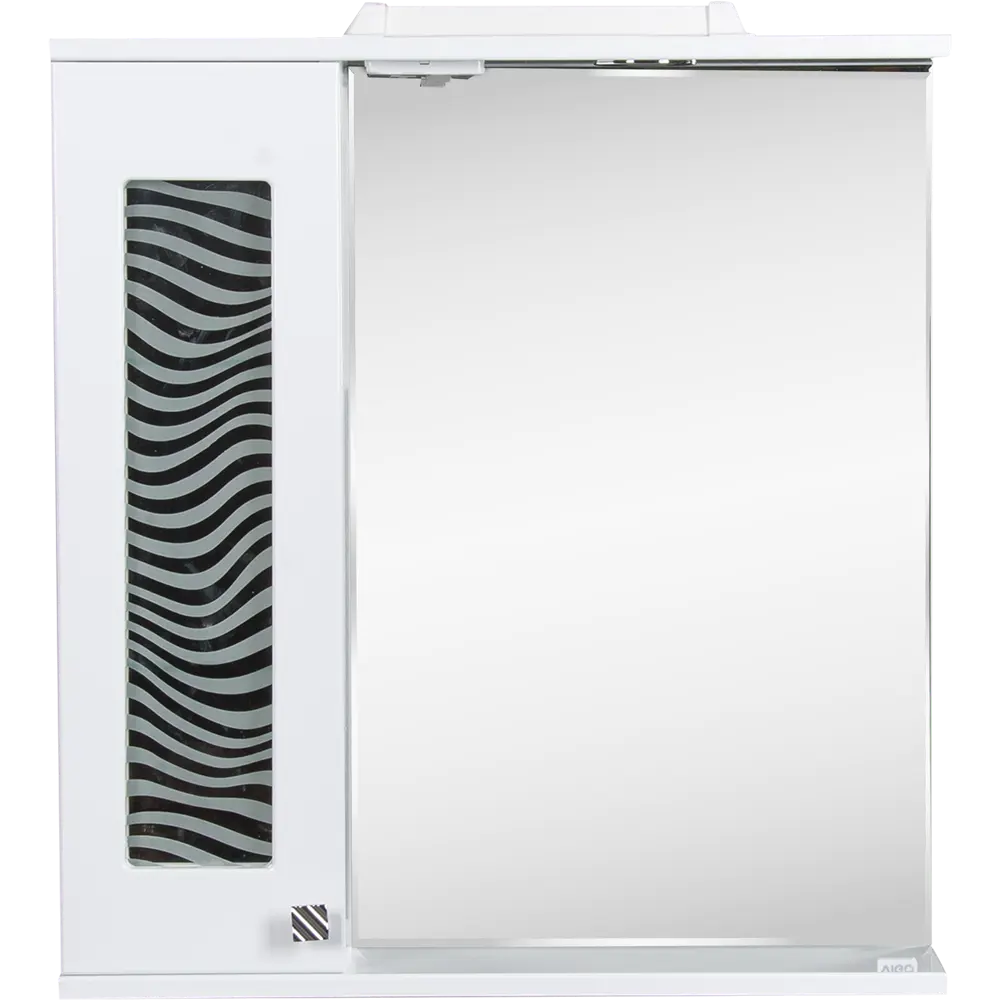 Шкаф зеркальный подвесной «Мальта» 65x70 см цвет белый VIGO STLM-2034490