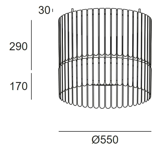 Светодиодный потолочный светильник из поликарбоната LedsC4 Scarlett ARCH-00013861 - Вид №8