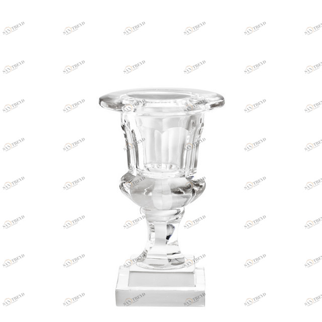 Подсвечник стеклянный прозрачный в виде чаши Corolle от Eichholtz EICHHOLTZ EICHHOLTZ 060310 Прозрачный 