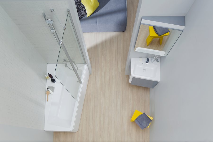 Зеркало 10° 650 R темный орех Ravak X000001081 - Вид №2