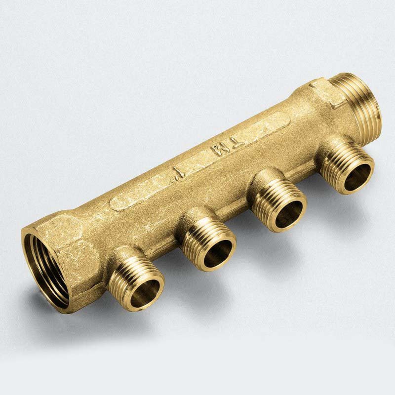 Коллектор НВ 3/4" TIEMME 2 выхода 1/2"Н 36мм 1910004