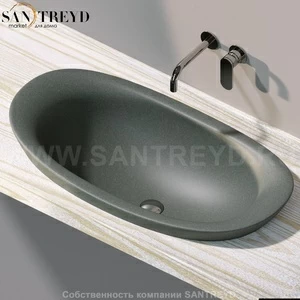 IO42907037 Накладная раковина под столешницу  овальная Ceramica Flaminia IO e SI