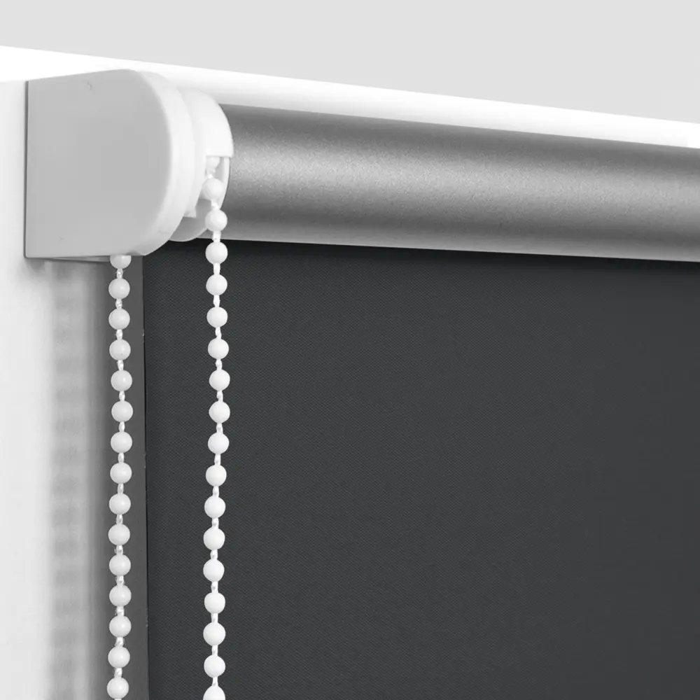 Штора рулонная блэкаут Эскар 55x160 см черная Black 1 BLACKOUT STLM-2086426 - Вид №1