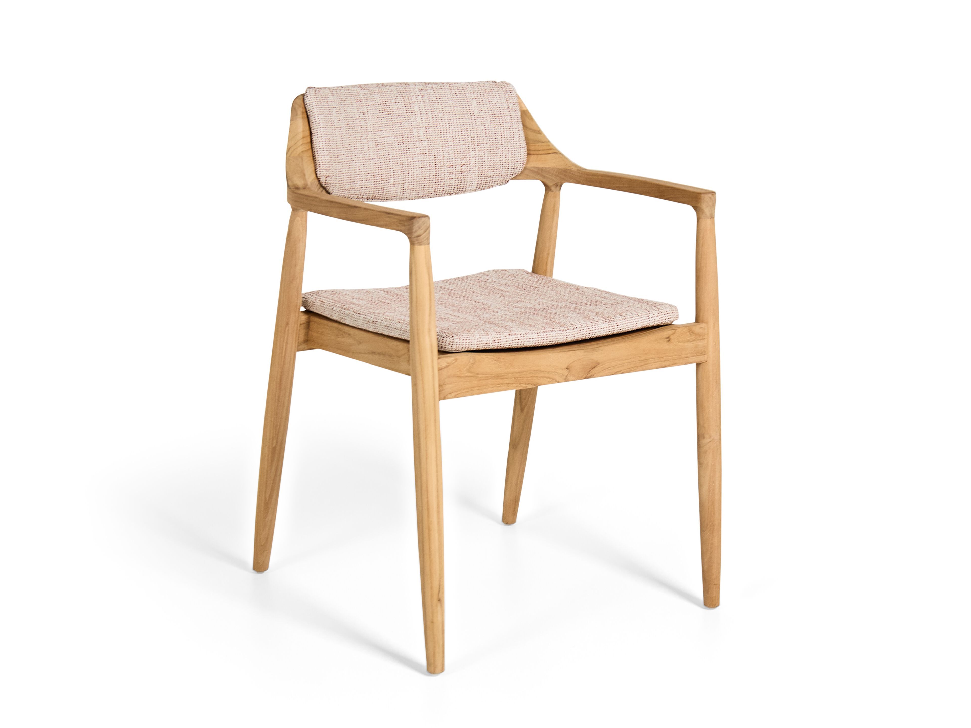 Стул для сада из тикового дерева с подлокотниками Jati Kebon Тофино ТИК ARCH-00058239 - Вид №1