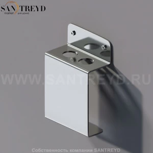 Agape MACH 2 Держатель для зубных щеток хромированный AMC20930A