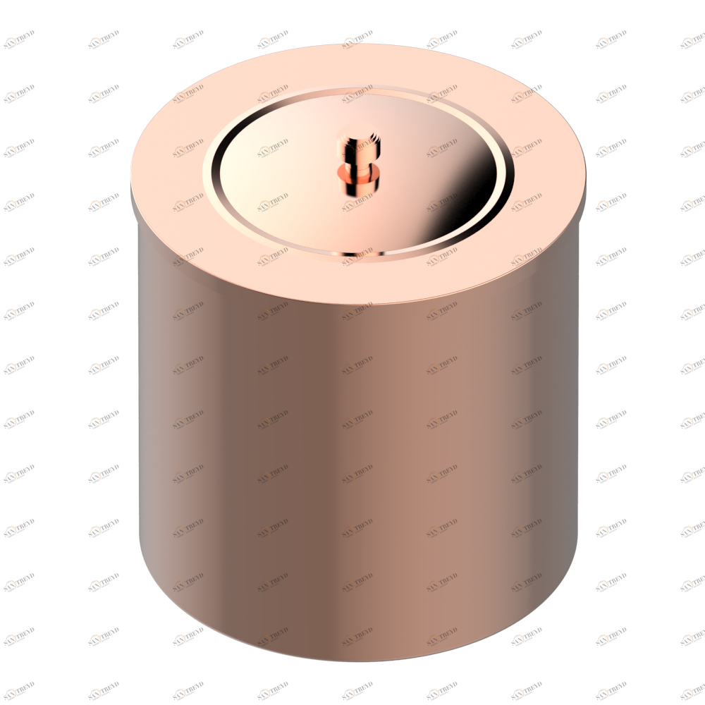 U5C-712CL WASTE BASKET WITH COVER Diameter : 200 mm Thg-paris Paradise Blush PVD U5C-712CL CAT.F