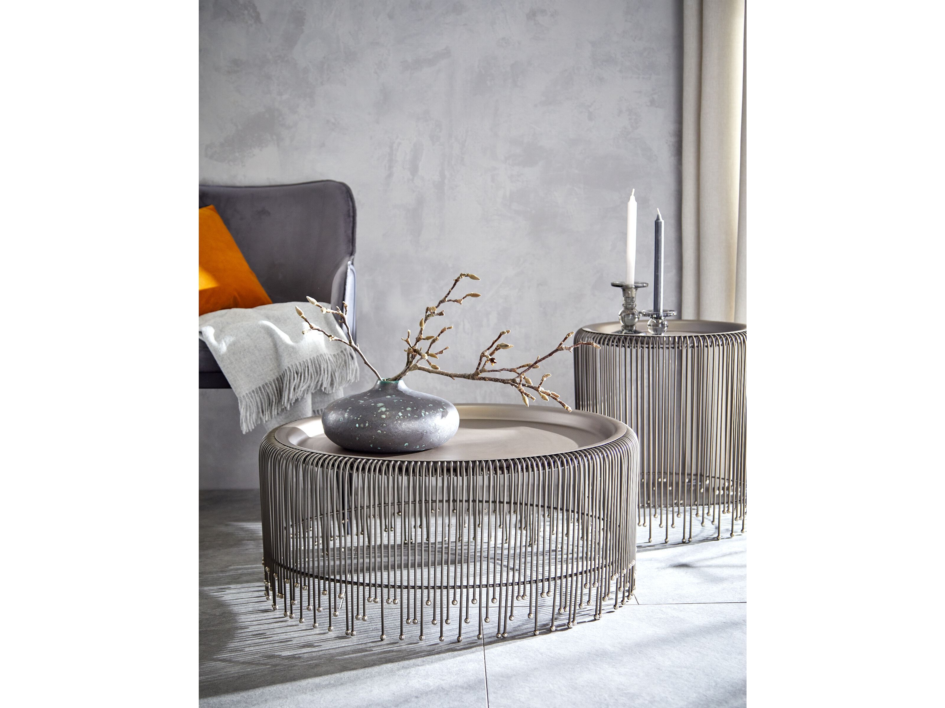 Круглый железный журнальный столик LAMBERT CHOUILLY ARCH-00081643 - Вид №2