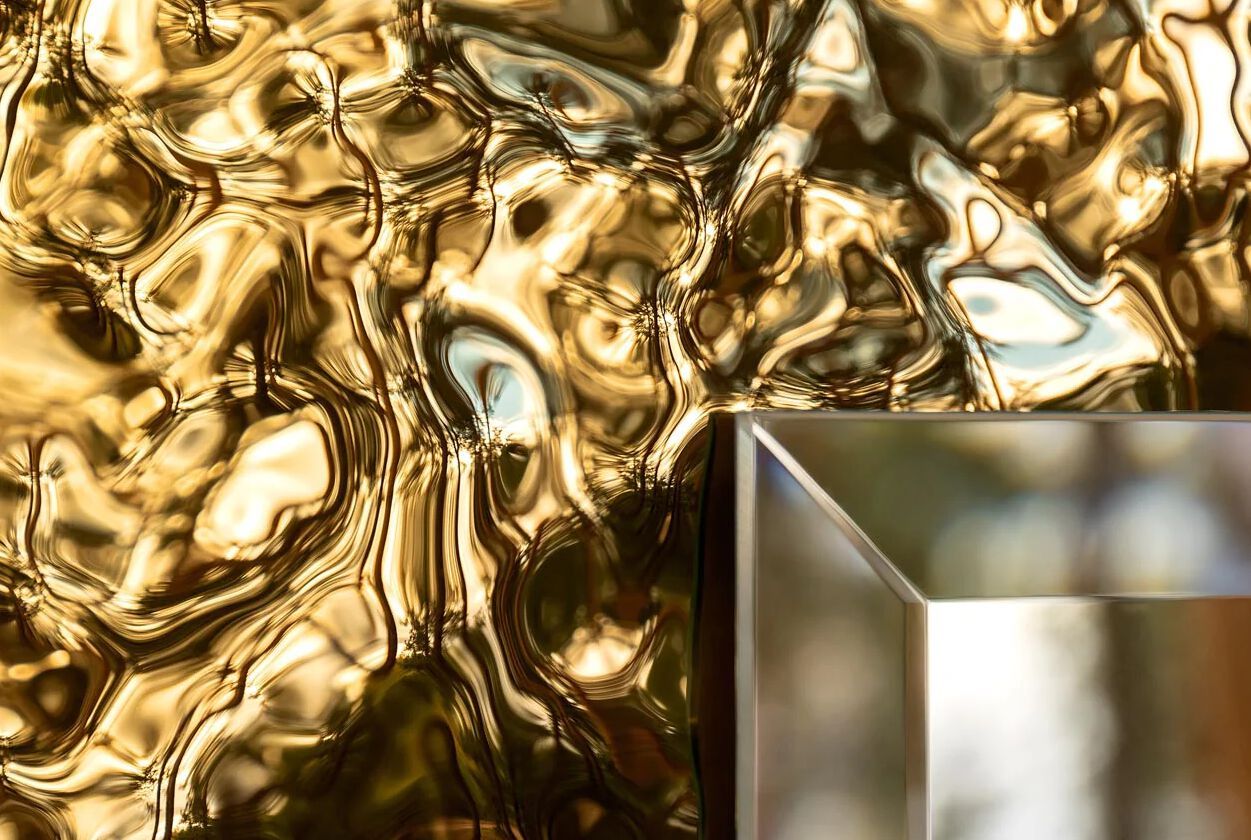 Квадратное настенное зеркало с рамкой PlusObject SQUARE ARCH-00125976 - Вид №1