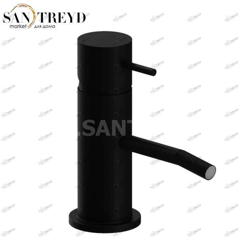 922931 Смеситель для биде без донного клапана, цвет Черный бархат Kerasan Nolita Италия