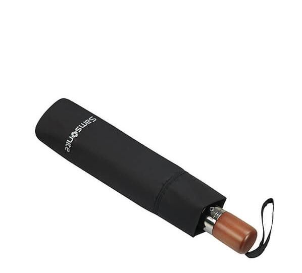 CK3-09023 Зонт CK3*023 3-Section Auto Short Foldable Samsonite Wood Classic S  - Вид №2