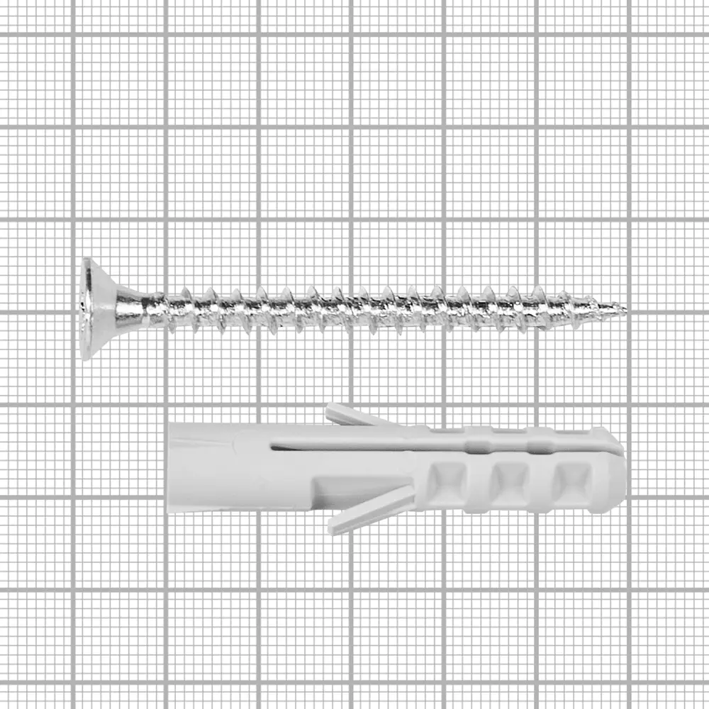 Дюбель потайной STANDERS PND 10×50 мм с шурупом 6×60 мм, нейлоновый, 10 шт 83387773 STLM-0040722 - Вид №4