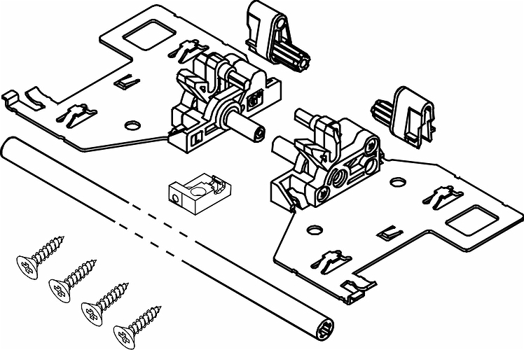 9976000001 IDO Elegant push-to-open-skenor, 600 мм, push-to-open - Вид №3