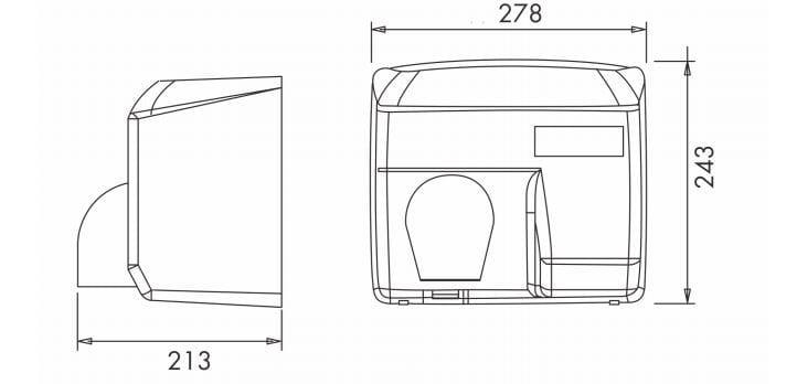 Стальные ручные электрические полотенца Thermomat MP408 ARCH-00121574 - Вид №2