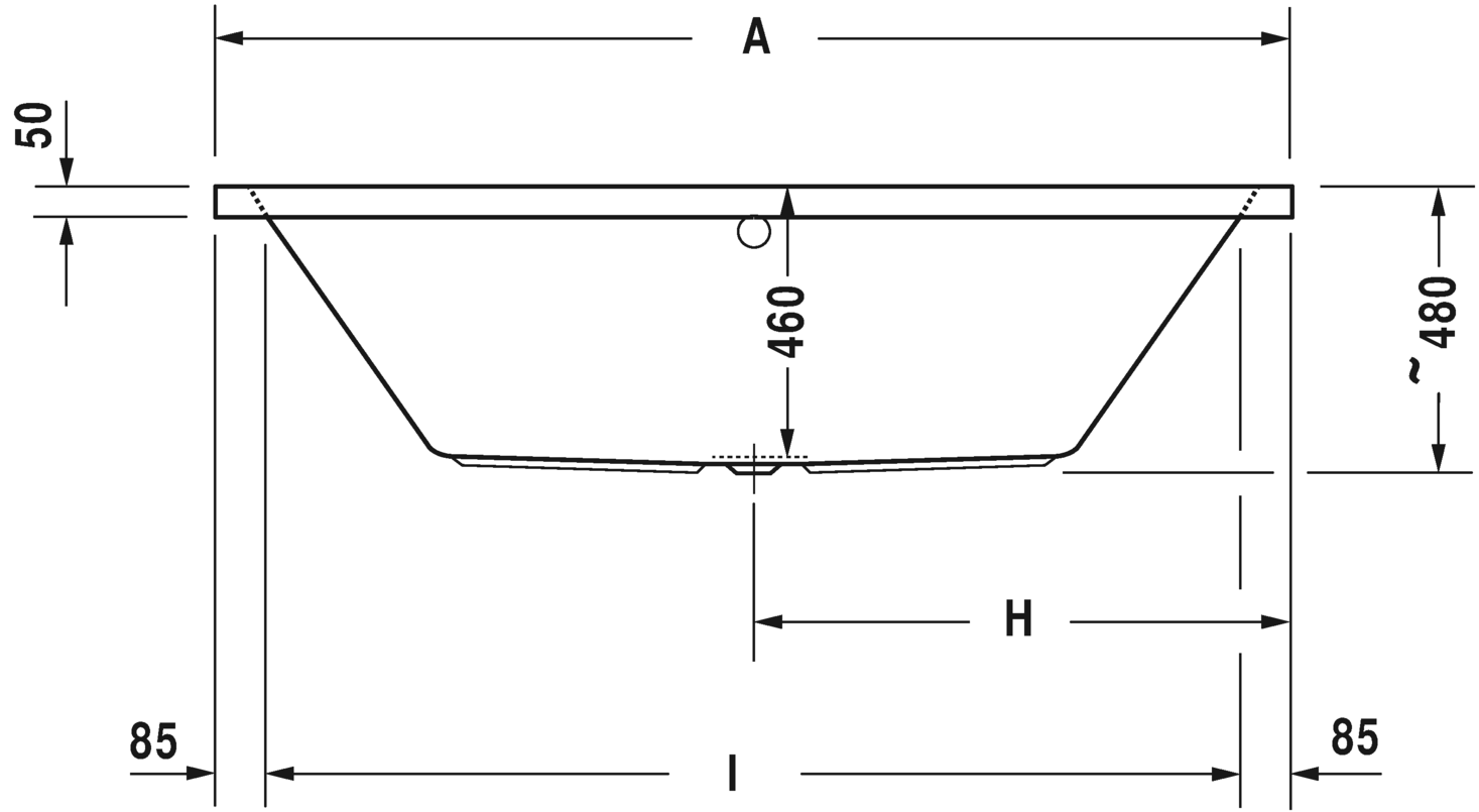 Vero Air Ванна Duravit 700413..0000000 - Вид №4