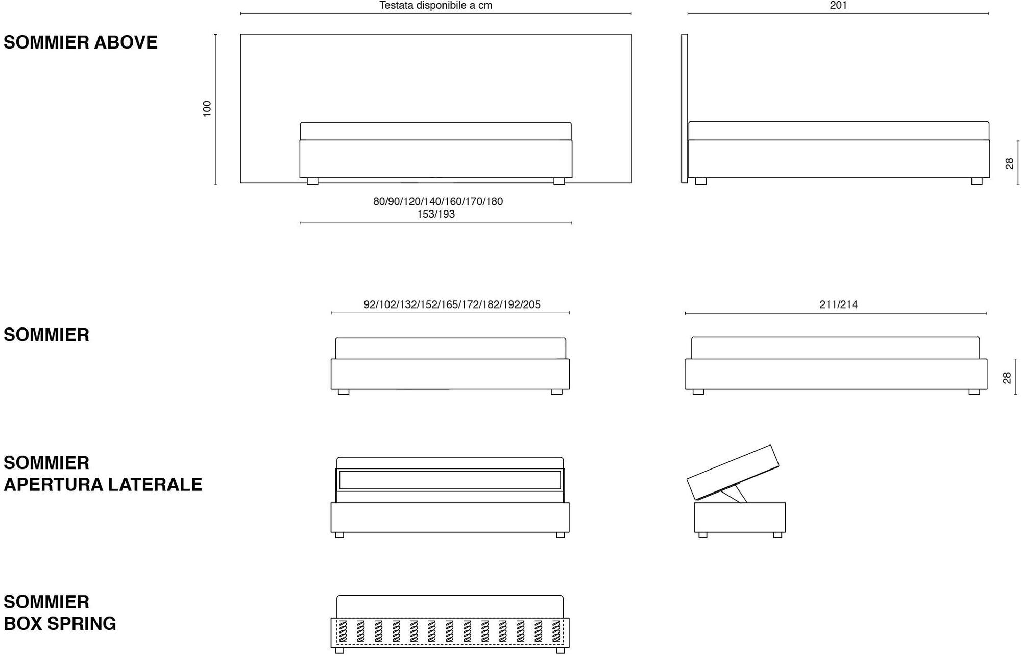 Chaarme Letti Контейнер Sommier со съемной крышкой sun-id-1396666 - Вид №1
