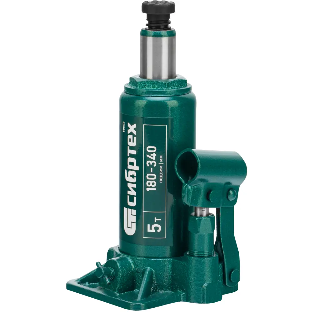 Гидравлический домкрат бутылочный Сибртех 50801 - 3 тонны 89418174 STLM-1568365 - Вид №5