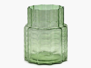 Ваза из дутого стекла