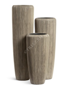 41.3321-06-049-BB-075 Кашпо  Effectory - серия Wow - Высокий конус Design - Капучино Цветочная коллекция