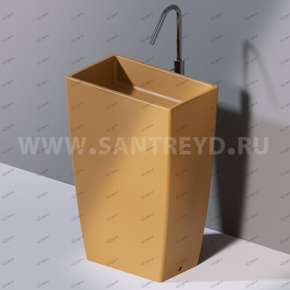 L110133 Напольная раковина стоящая прямоугольная A. e T. Italia Tower AeT ITALIA