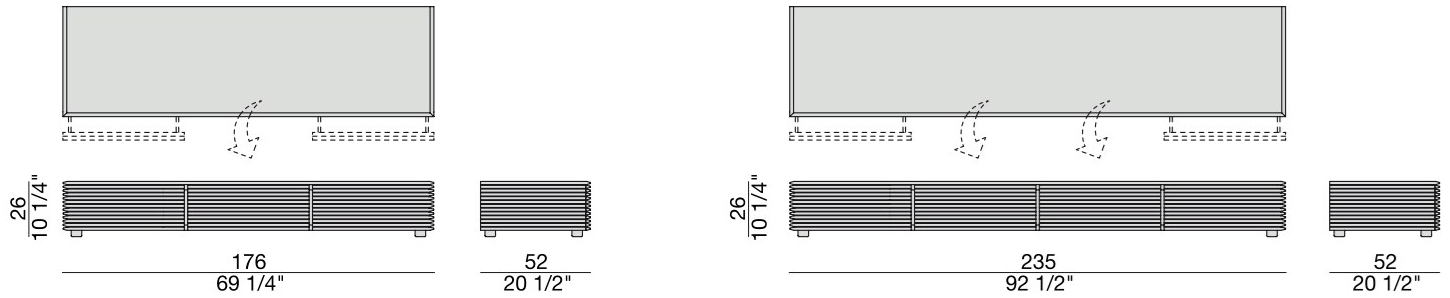 Porada Низкая тумба под телевизор из орехового дерева Iron sun-id-1487325 - Вид №2