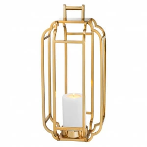 Подсвечник-фонарь металлический золотистый Palisades от Eichholtz EICHHOLTZ EICHHOLTZ 060380 Золото