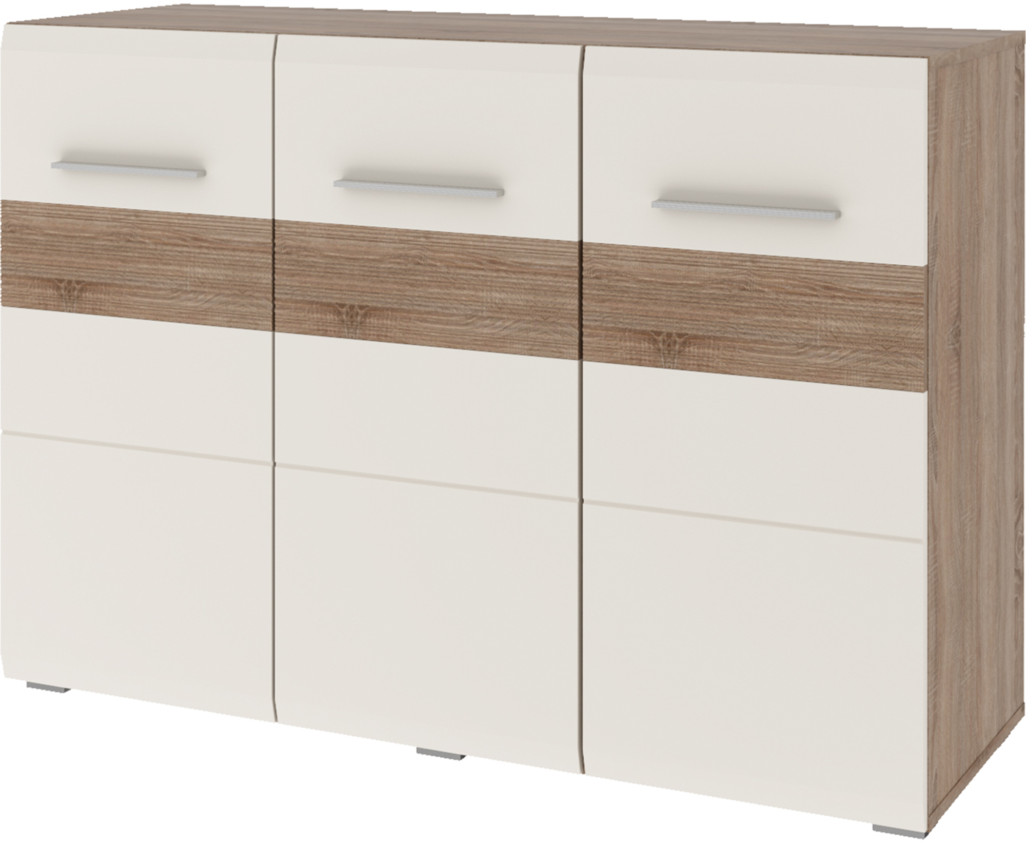 91042453 Комод Филадельфия 119х44х84.5 см ДСП цвет коричневый STLM-0455246 BENELI