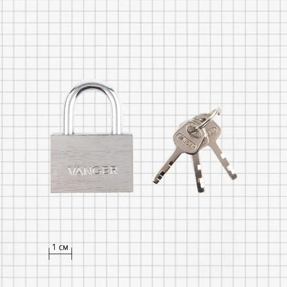 Замок навесной Vanger PD-30-40 25.3x35 мм, чугун STLM-2173035 - Вид №2