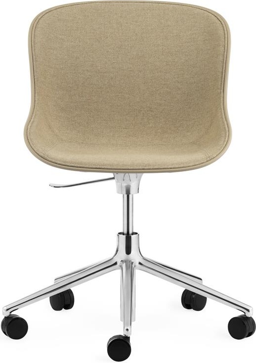 604021 Chair Swivel 5W Gaslift Front Обивка Черный Alu Sand / Main Line Flax Normann Copenhagen Hyg  - Вид №1