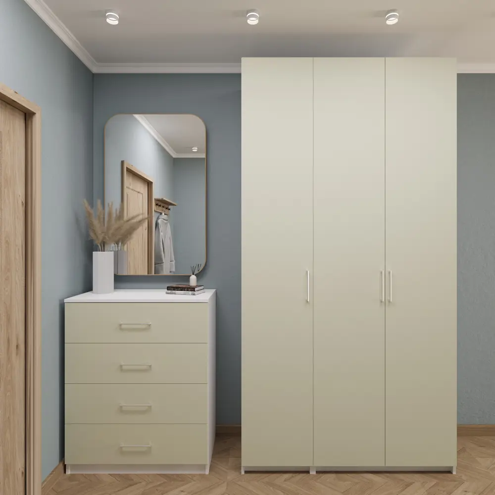 Фасад комода Лион Дигора 79.6x22x1.6 см ЛДСП цвет зеленый Santreyd STLM-2128663 - Вид №7