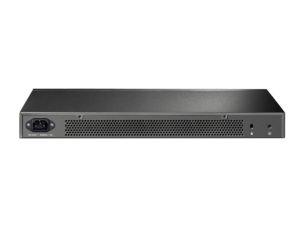 T2600G-52TS Jetstream™ 48-port pure-gigabit l2 managed switch, 48 10/100/1000mbps rj45 ports including 4 gigabit sfp slots, 1u 19-inch rack-mountable steel case TP-Link Santreyd  - Вид №2