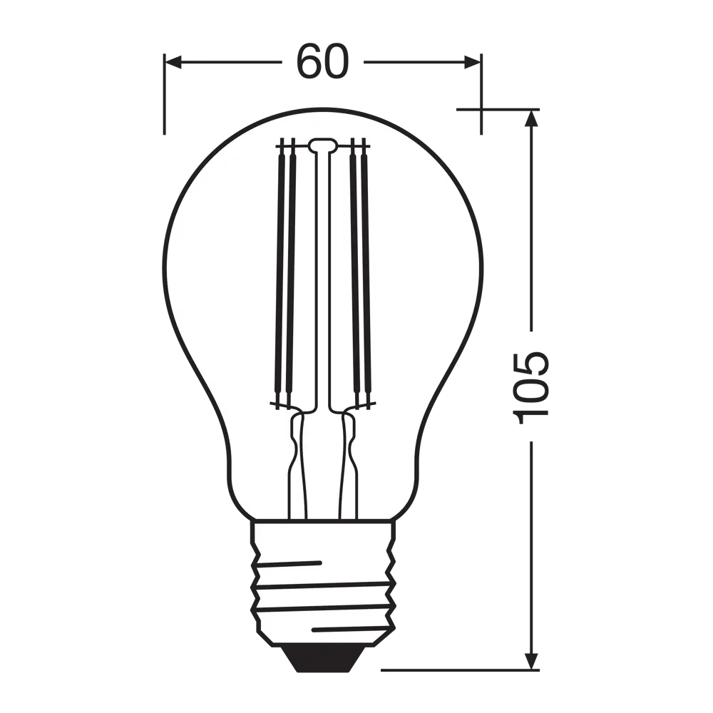 Лампа умная светодиодная Osram Smart Plus E27 220-240 В 5.5 Вт груша прозрачная 806 лм, теплый белый свет 89143907 STLM-2062540 LEDVANCE  - Вид №5