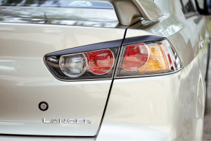 18255667 Накладки-реснички на задние фонари для Mitsubishi Lancer X 2007- г.в. REML-003600 Русская Артель