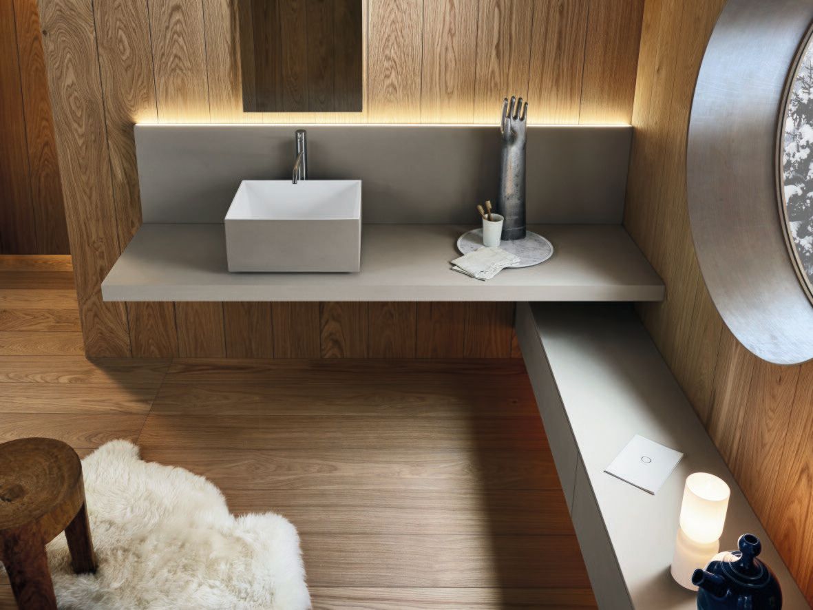 Полная мебель для ванной комнаты из керамических материалов Noorth синтез ARCH-00149472 - Вид №2