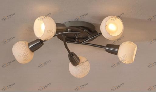 Потолочная люстра Citilux Соната CL520151 CITILUX СОНАТА ХРОМ 182444 Белый 