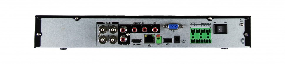 NBLR-H0401 Видеорегистратор hdcvi 4-х канальный мультиформатный 1080p поддержка форматов hdcvi ahd tvi ip pal960h поддержка видеоаналитики разрешение и скорость записи 1080p-12к.с / 720р -25к.с на канал поддержка ip камер до 6ch до 5mp hdd 1 sata3 до 6тб Santreyd  - Вид №2