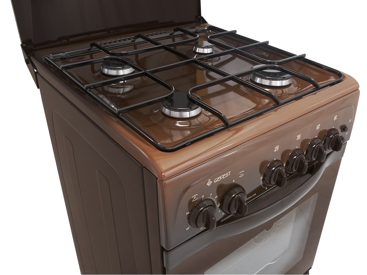 1009369 Газовая плита Gefest ПГ 3200-05 К19 коричневый STDN-0138404 - Вид №2