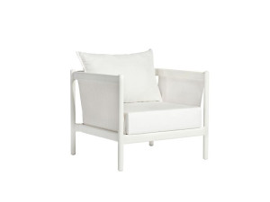 Тканевое садовое кресло с подлокотниками