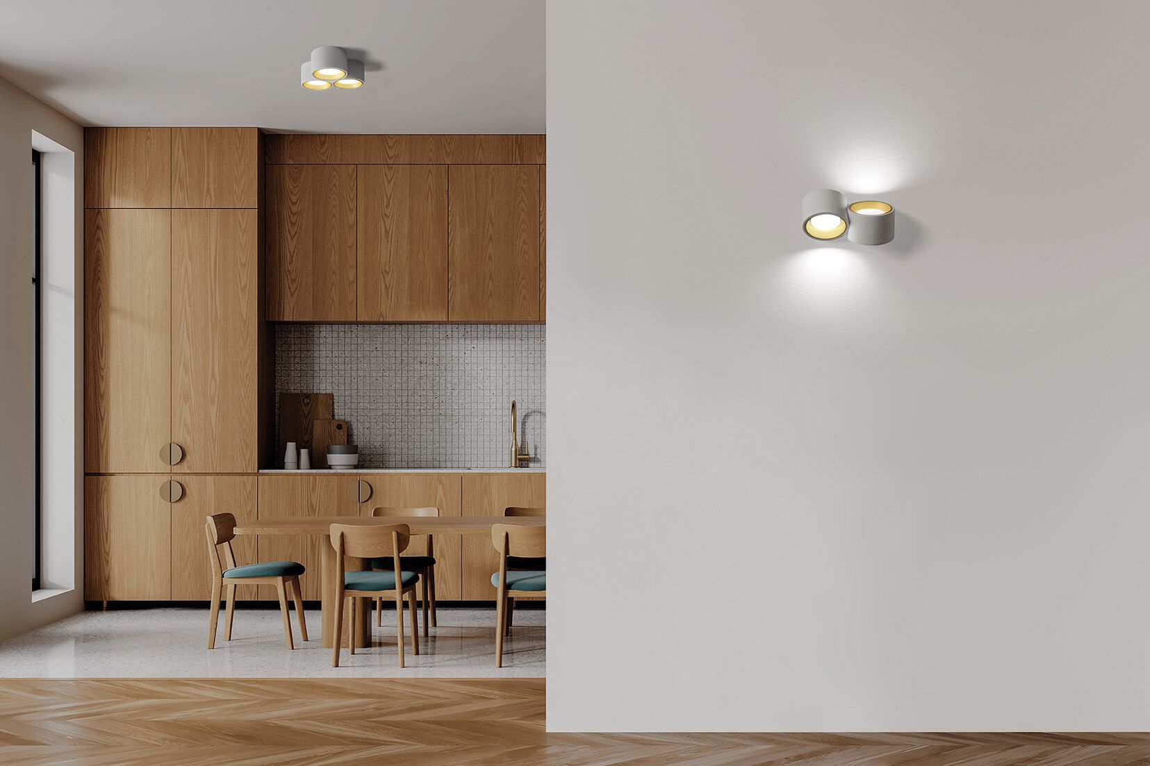 Гипсовый потолочный светильник Tecnico NESSO ARCH-00091865 - Вид №8