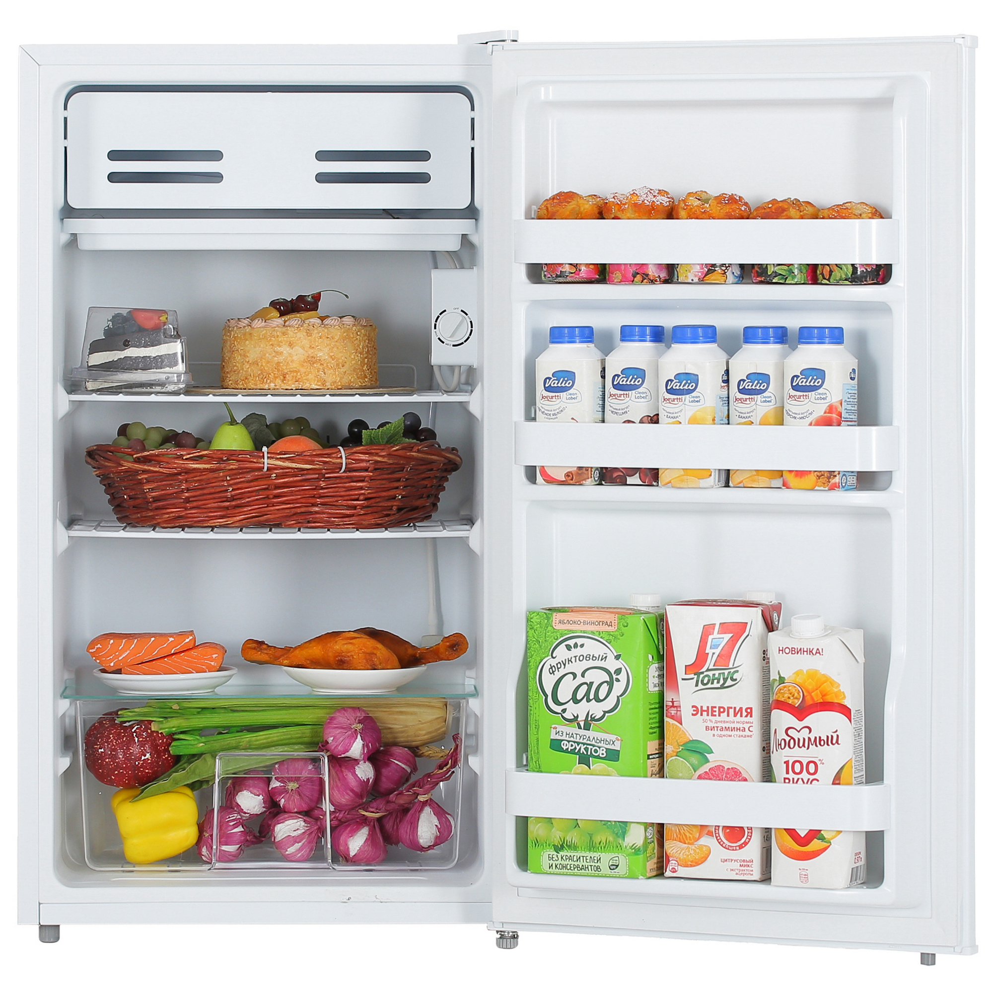 1375662 Холодильник компактный   KRAFT BC(W)-115 белый STDN-0003579 - Вид №5