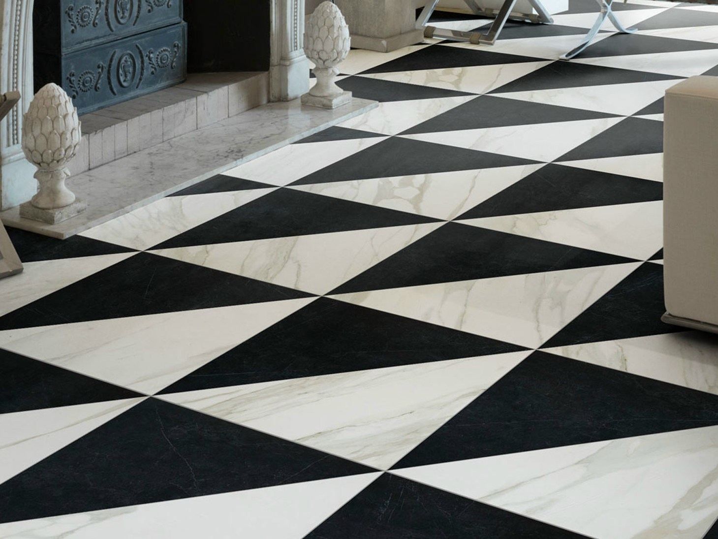 Пол из керамогранита с мраморным эффектом MARAZZI EVOLUTIONMARBLE ARCH-00075022 - Вид №9