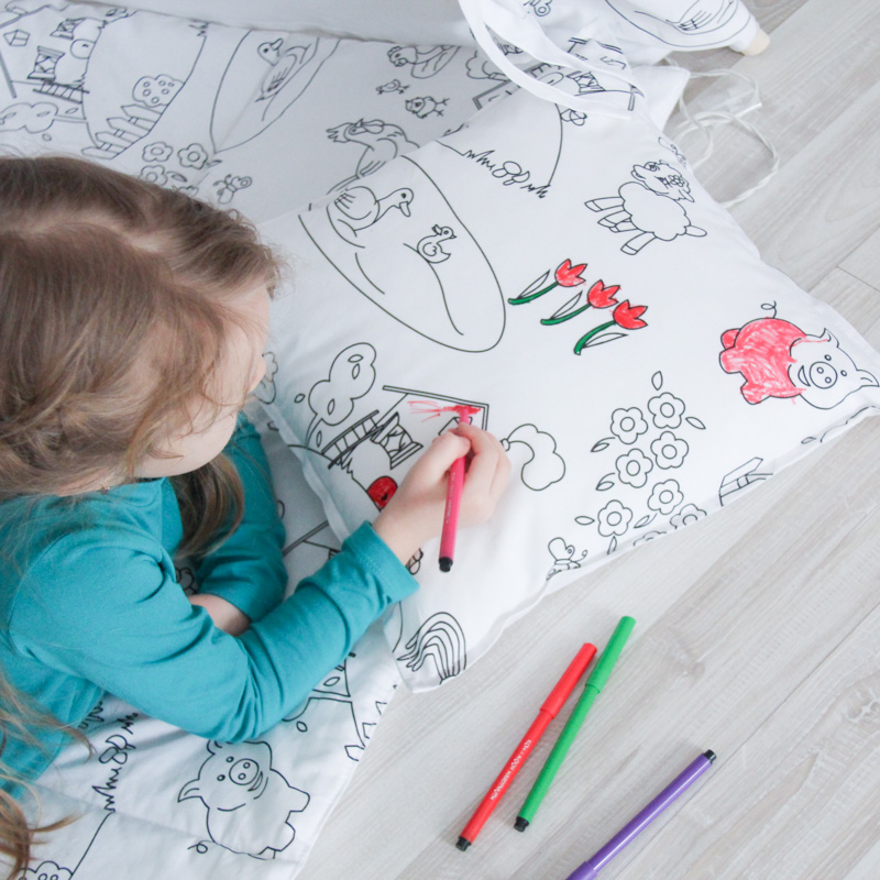 Игровой коврик стеганый под раскраску Painter VAMVIGVAM PAINTER 281568 Серый Santreyd - Вид №3