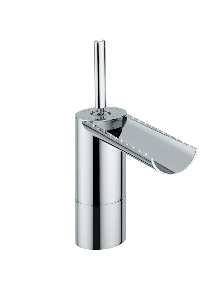 8305/A Bellosta Rubinetterie СМЕСИТЕЛЬ ДЛЯ УМЫВАЛЬНИКА СРЕДНИЙ MONOFOROC / SWAROVSKI 