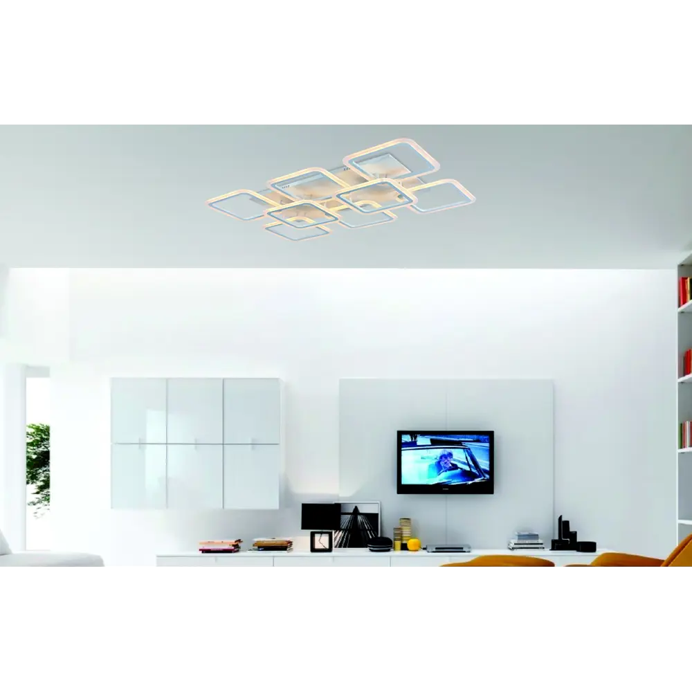 Люстра потолочная светодиодная Escada 10204/8LED 155W с пультом управления, 36 м², регулируемый белый свет, цвет белый 88294289 STLM-2022897  - Вид №11