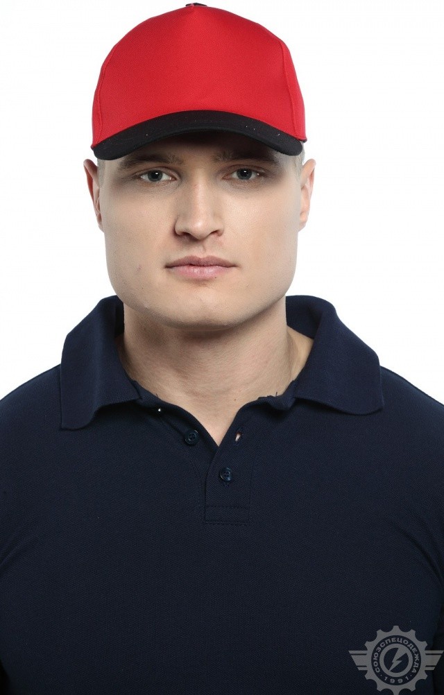 59195 Кепи красно-черное  Головные уборы  размер Спецодежда  - Вид №2