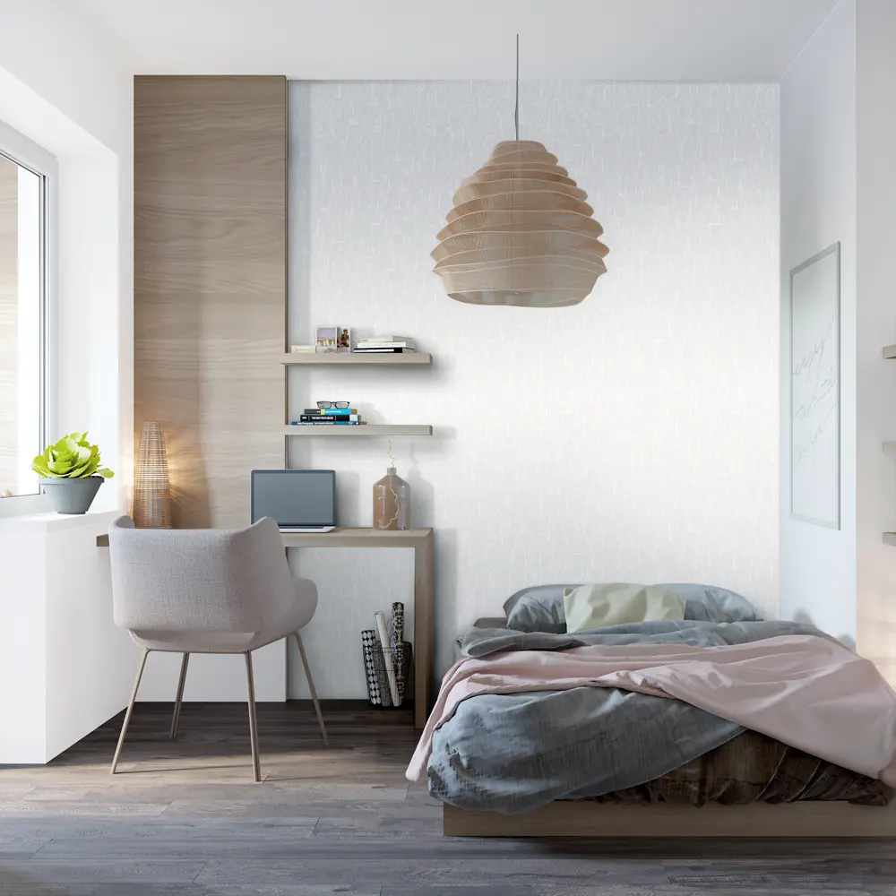 Обои флизелиновые Erismann Modevlies под покраску белые 1.06 м 2539-1 82096810 STLM-2031141 - Вид №2