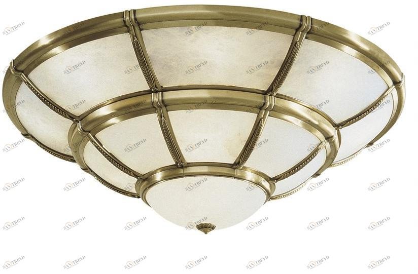 Possoni Illuminazione Сатиновый потолочный светильник с опаловым стеклом Giotto 1898/14-pl