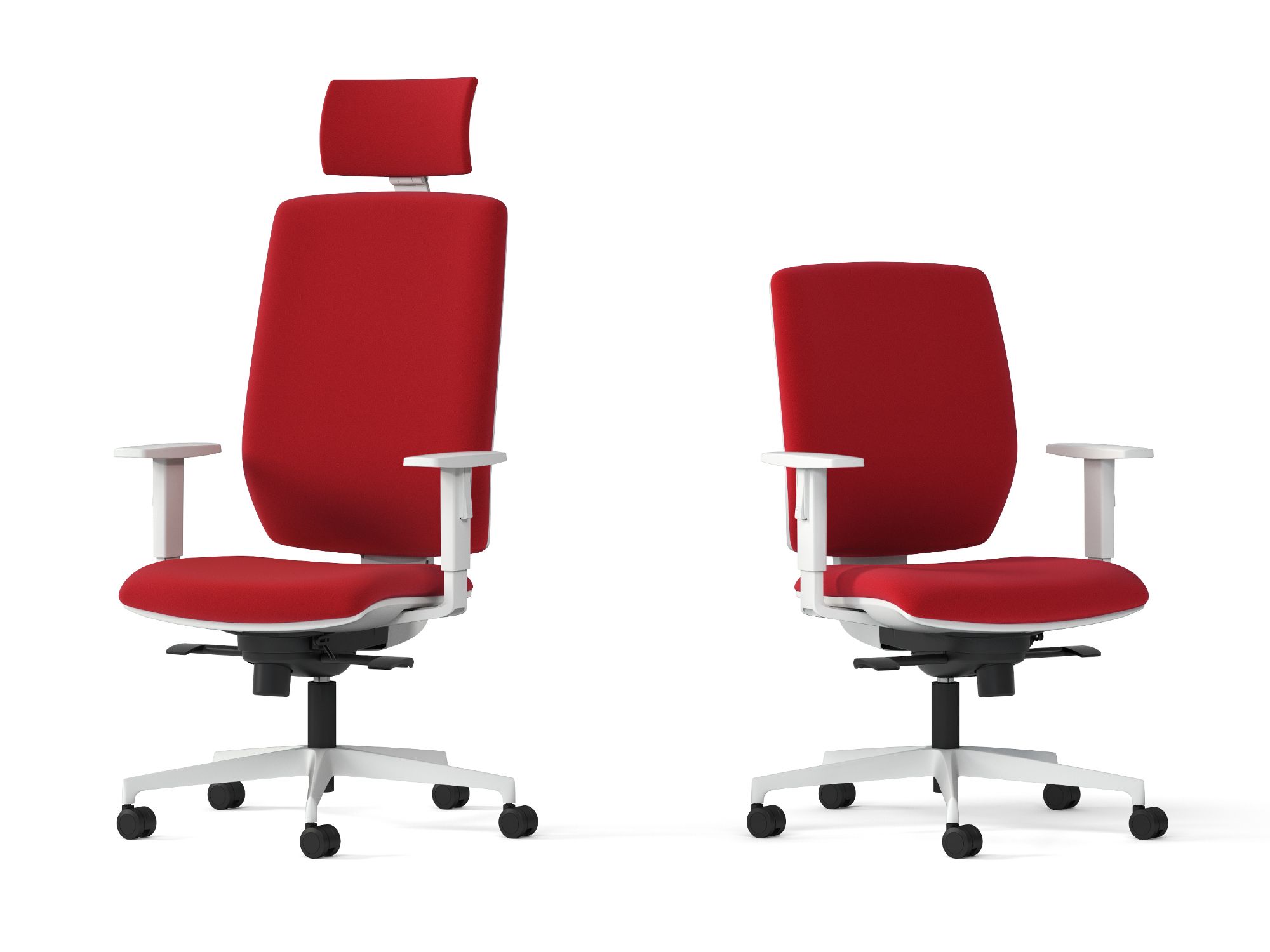 5-спицевое вращающееся офисное кресло SITLOSOPHY® Mirai White ARCH-00152861 - Вид №1