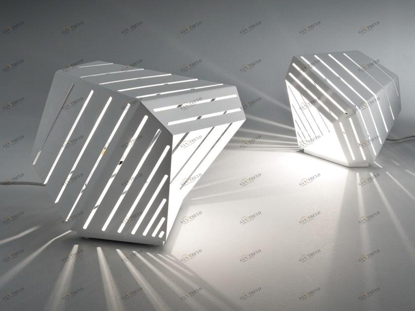 ZAVA Торшер с прямым светом из железа Dadì sun-id-1382589