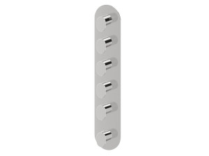 Термостатический смеситель для душа с 6 отверстиями